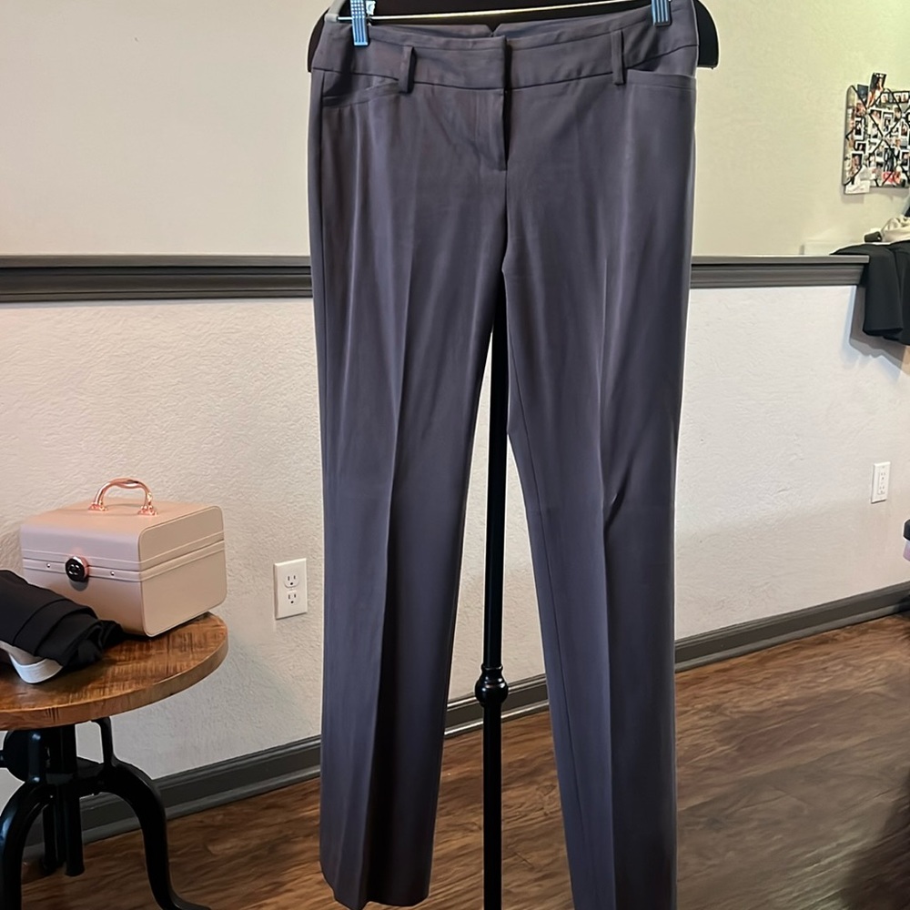 Amanda & Chelsea - Grey/Blue suit pants. Womens 6